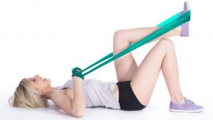 ejercicios con bandas elásticas para adelgazar y tonificar